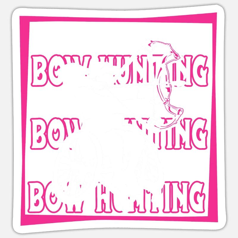 Bogenjagd Bogenjäger Rollstuhl Sticker Größe S (10 x 10 cm)