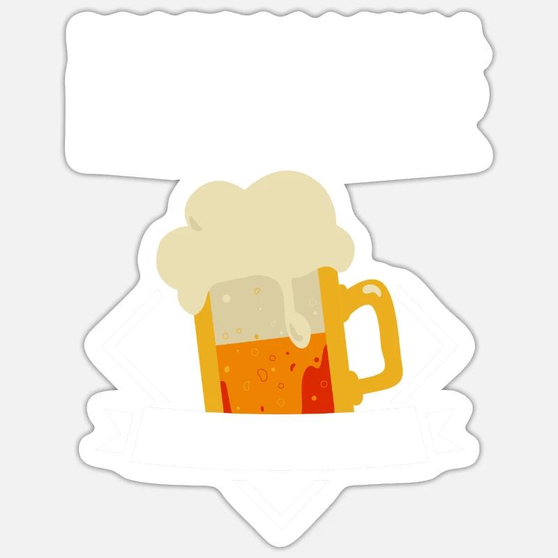 Professional Beer Eater 4 Sticker size S (10 x 10 cm)