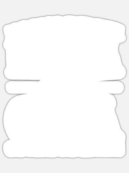 Ich Habe Zwei Titel Papa Und Opa - Sticker Größe S (10 x 10 cm) - Mattweiß