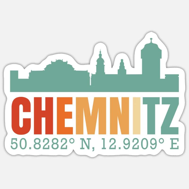 Chemnitz Sticker size S (10 x 10 cm)