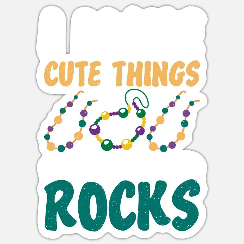 Gentil - Sticker taille S (10 x 10 cm) - blanc mat