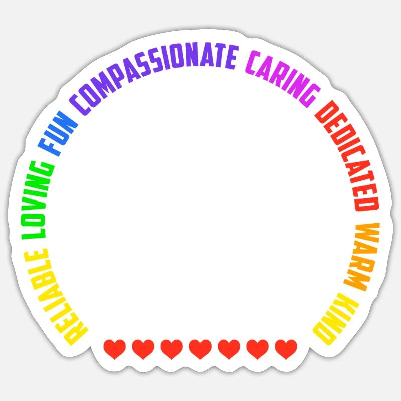 Nette Schulsekretärin Admin Appreciation Assistant - Sticker Größe S (10 x 10 cm) - Mattweiß