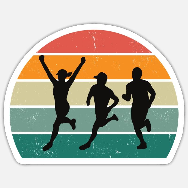 Race Runner Runner Renner Renner Jogging Sticker size S (10 x 10 cm)