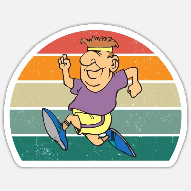 Race Runner Runner Renner Renner Jogging Sticker size S (10 x 10 cm)
