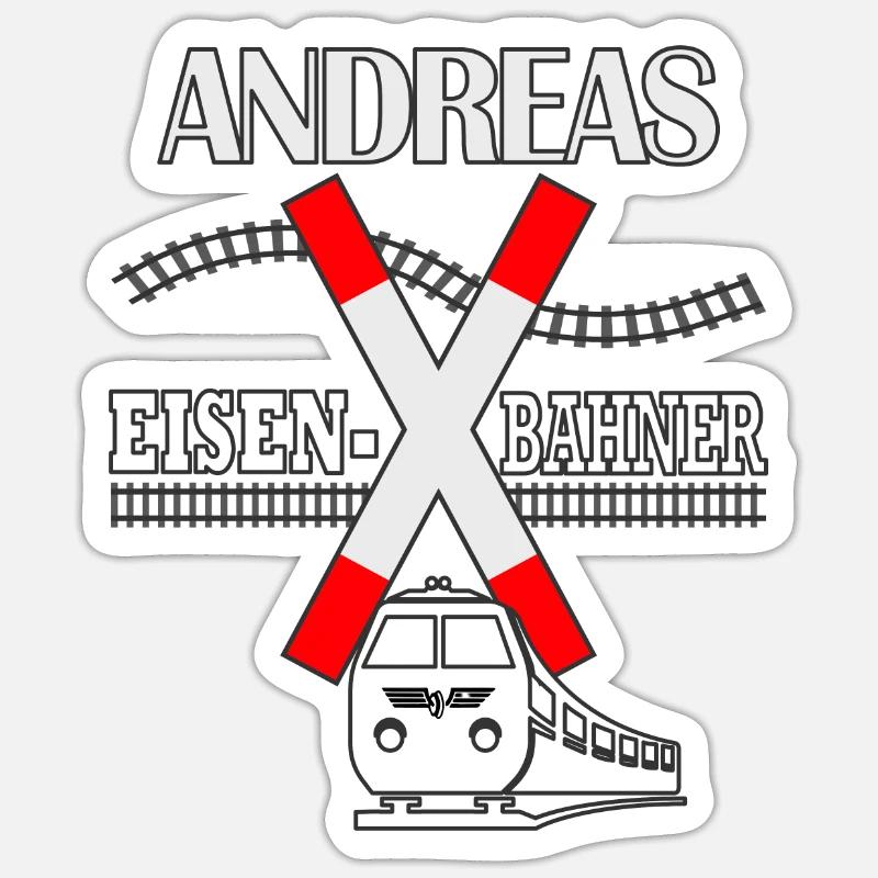 Andreas Eisenbahner Croix de Saint-André Sticker taille S (10 x 10 cm)