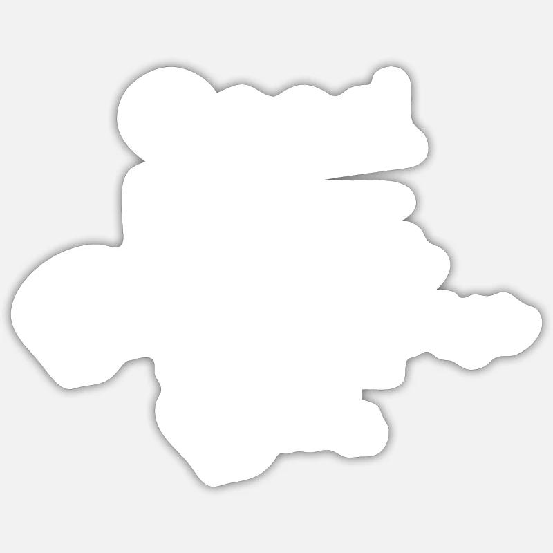 Bichon Frise - Sticker size S (10 x 10 cm) - white matte