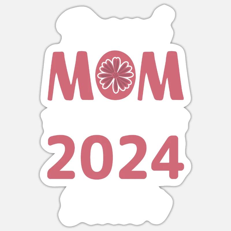 Lustige Stolze Mutter Eines Abschlussgeschenks Sticker Größe S (10 x 10 cm)