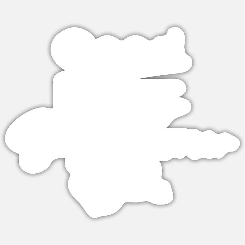 Skye Terrier - Sticker size S (10 x 10 cm) - white matte