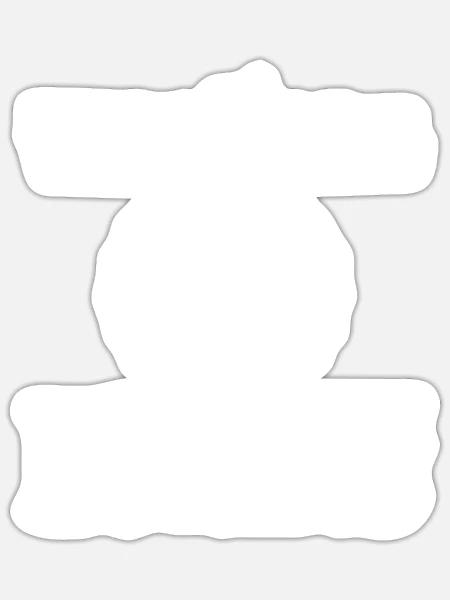 Komme was Wolle ich Schaf das - Sticker Größe S (10 x 10 cm) - Mattweiß