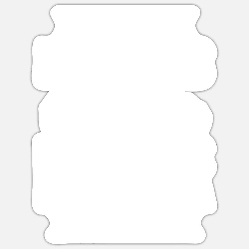 Empanada Argentine Dumpling Espagne - Sticker taille S (10 x 10 cm) - blanc mat