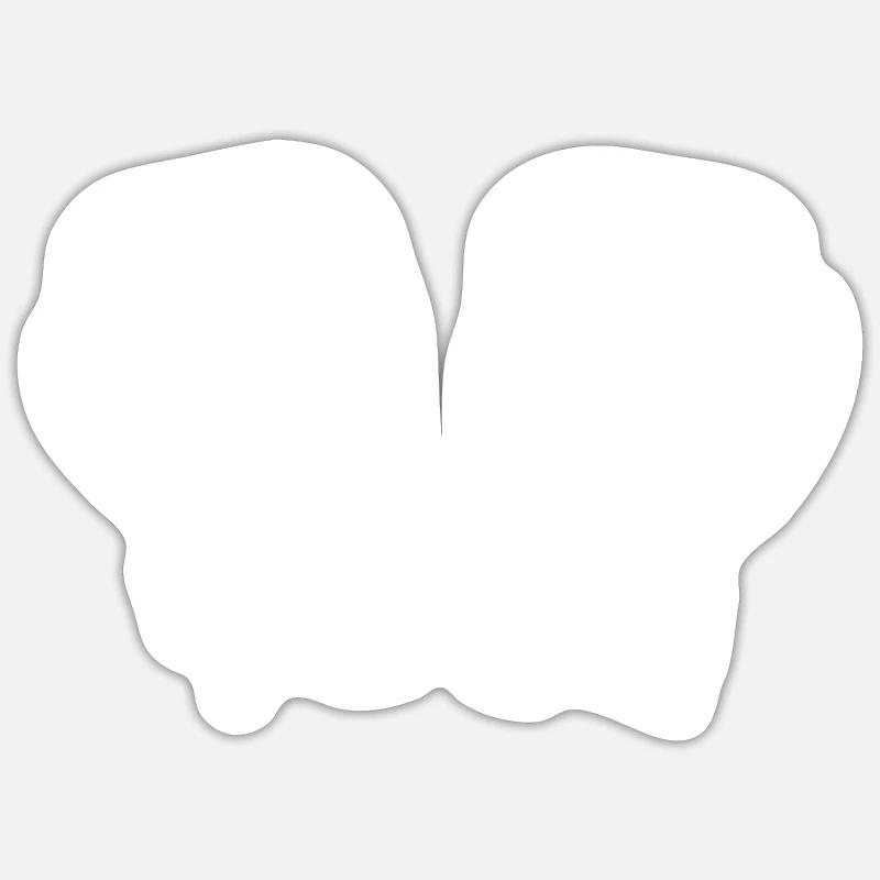 Boxing Boxer - Sticker size S (10 x 10 cm) - white matte