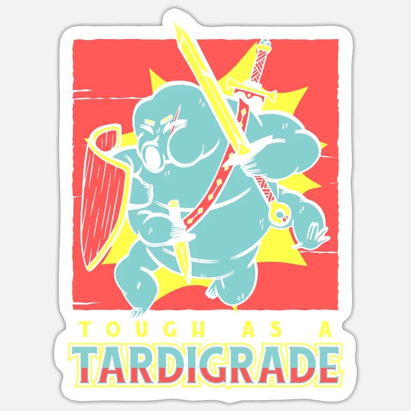 Bärtierchen Sticker Größe S (10 x 10 cm)