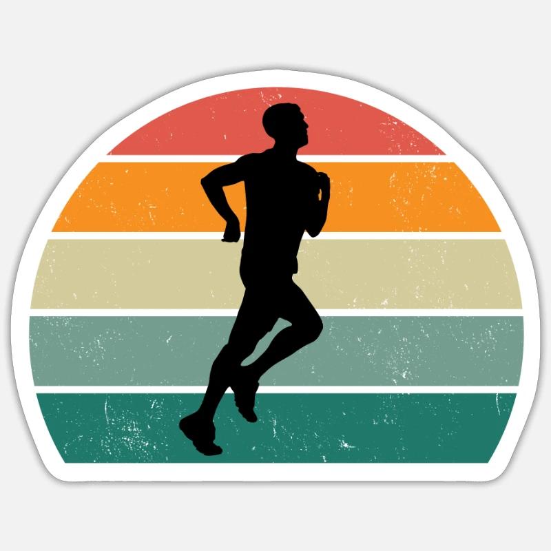 Race Runner Runner Renner Renner Jogging Sticker size S (10 x 10 cm)