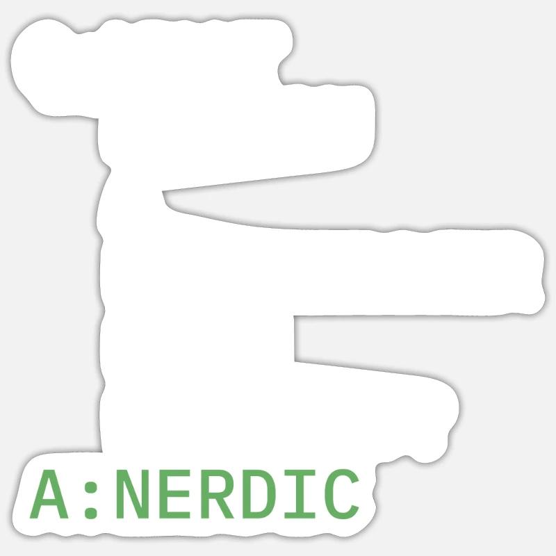 Entwickler Coder Programmierer Komisch - Sticker Größe S (10 x 10 cm) - Mattweiß