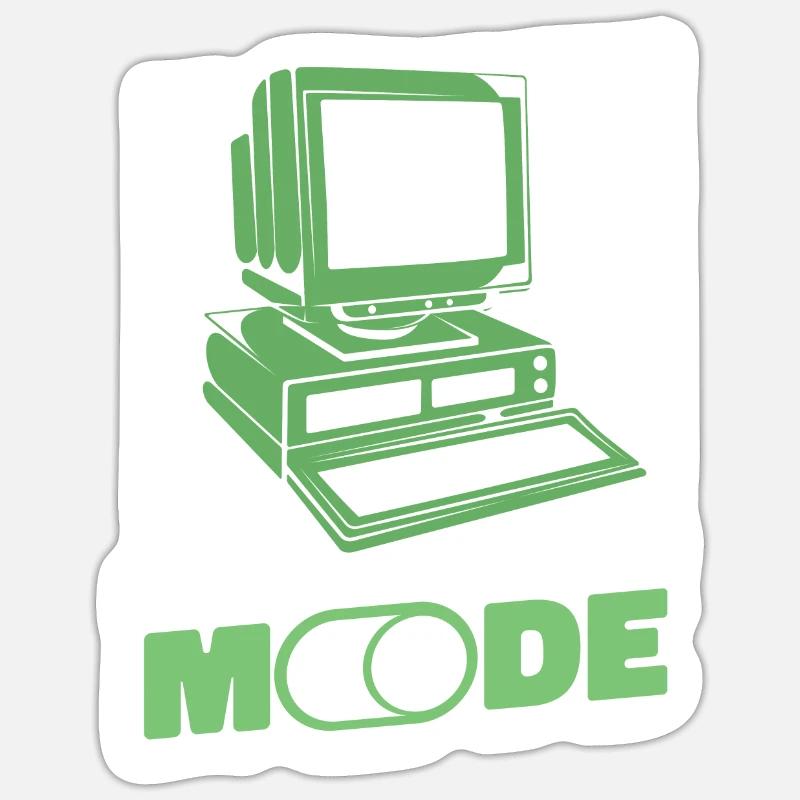 Entwickler Coder Programmierer Computer - Sticker Größe S (10 x 10 cm) - Mattweiß