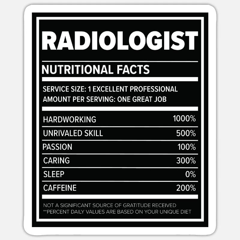 Radiology Rad Tech Technologist Radiologist X-ray Sticker size S (10 x 10 cm)