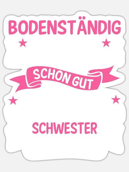 Lustiger Pflegespruch Pflegerin Krankenpflege - Sticker Größe S (10 x 10 cm) - Mattweiß