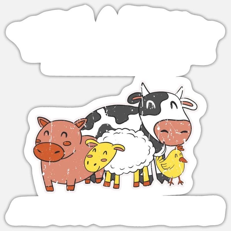 Veganism: because animals are not ingredients - Sticker size S (10 x 10 cm)