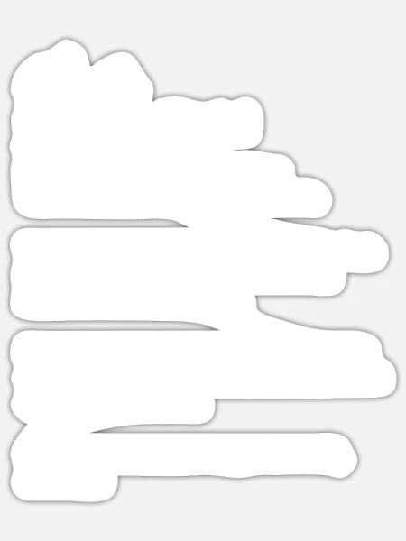 Beate Substantiv Beste Freundin Geschenk - Sticker Größe S (10 x 10 cm) - Mattweiß