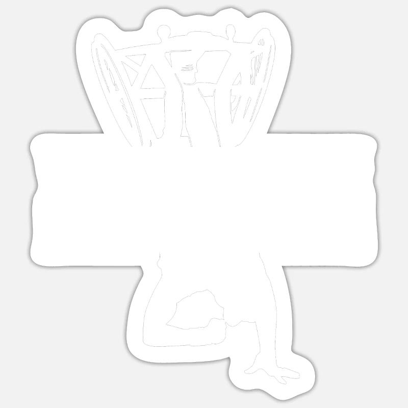 Breakdance Breakdancer Breakdance Fauteuil roulant Sticker taille S (10 x 10 cm)
