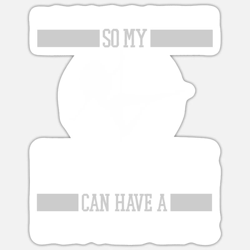 Pole Dancing Dog Sticker size S (10 x 10 cm)