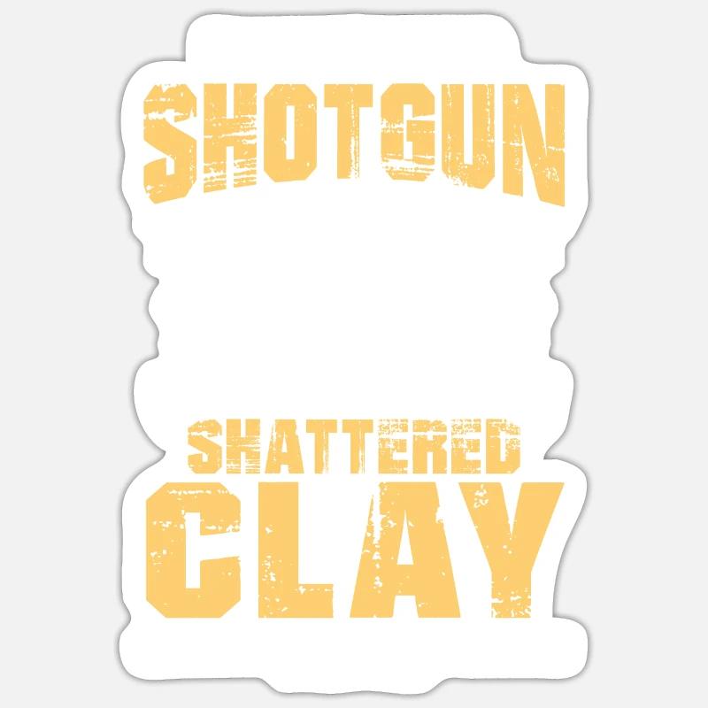 If It Involves Shotgun Shells And Shattered Clay Sticker Größe S (10 x 10 cm)