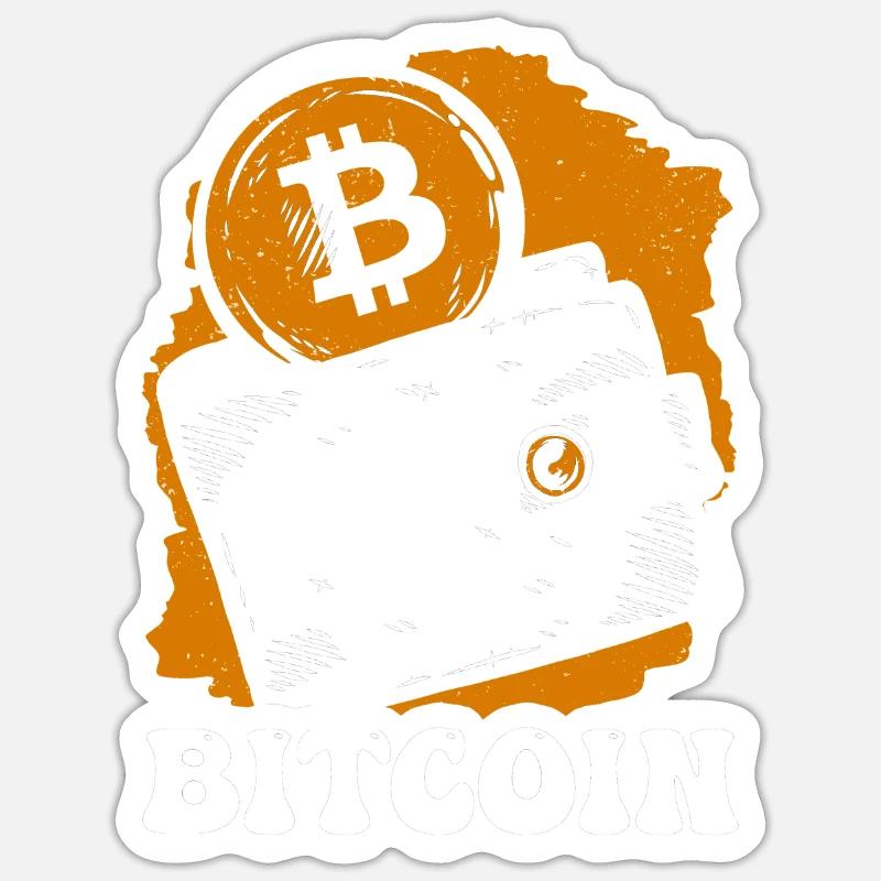 Bitcoin - Sticker size S (10 x 10 cm) - white matte