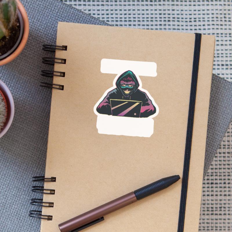 Hacker Programmer Developer Computer Science Sticker size S (10 x 10 cm)