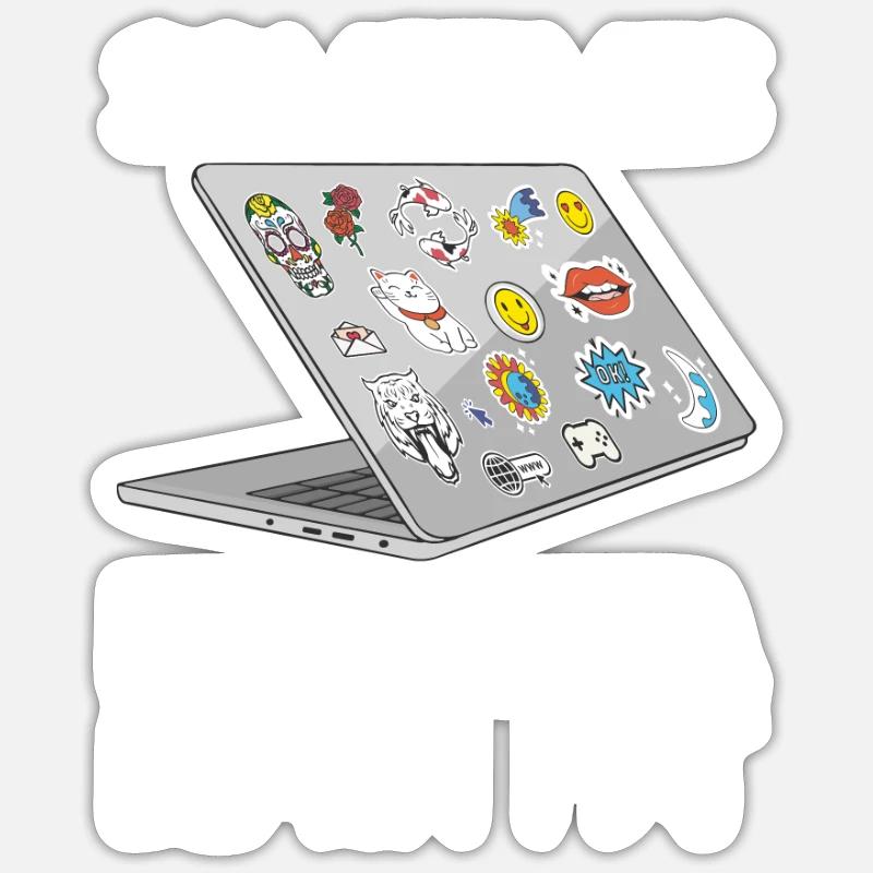 Hacker Programmer Developer Computer Science Sticker size S (10 x 10 cm)