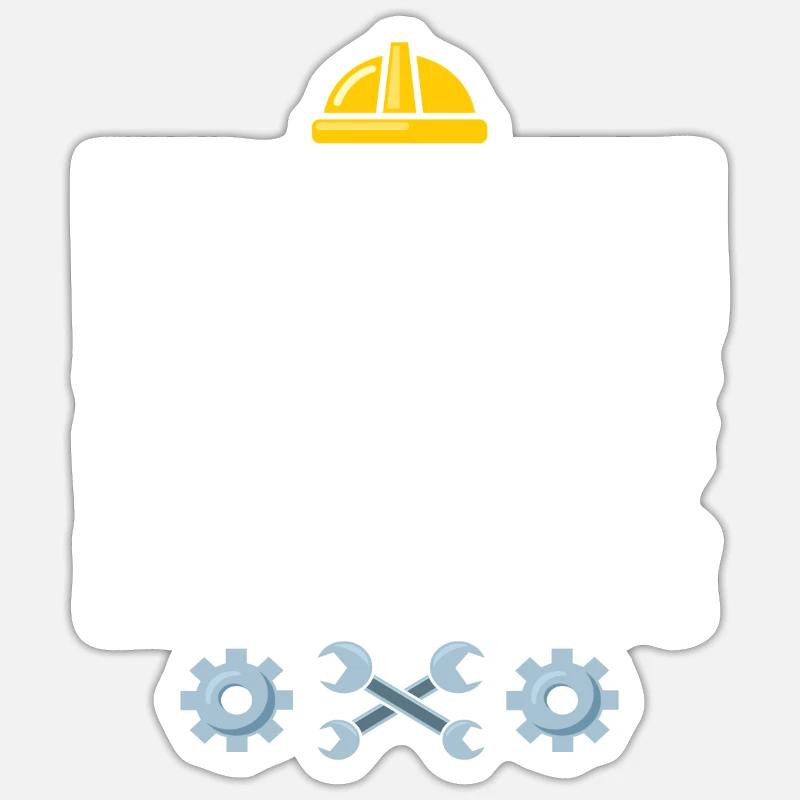 Engineer Nutritional Information Gift Sticker size S (10 x 10 cm)