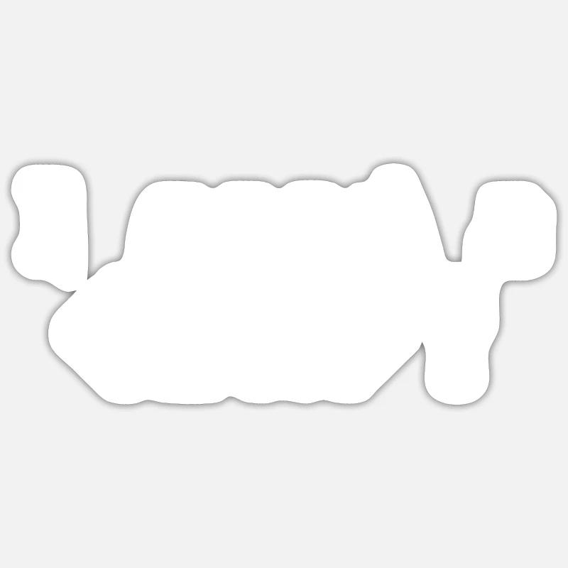 Entwickler Coder Programmierer Humor - Sticker Größe S (10 x 10 cm) - Mattweiß