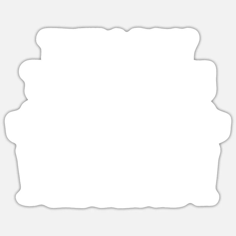 Developer Coder Programmer Lady - Sticker size S (10 x 10 cm) - white matte