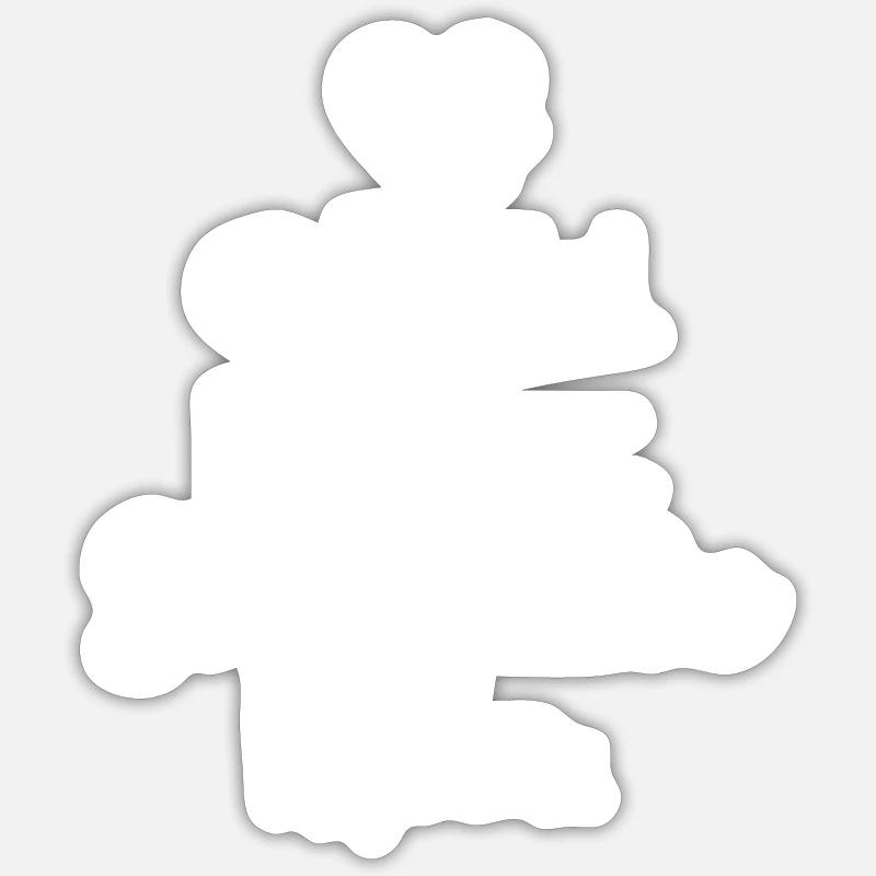 Schipperke - Sticker size S (10 x 10 cm) - white matte