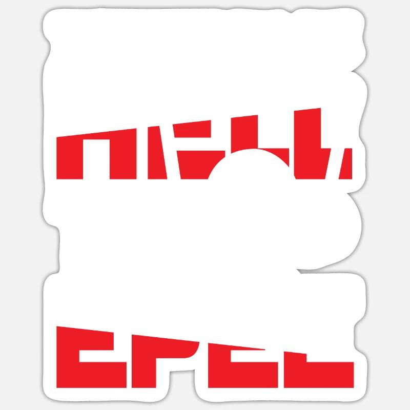 There Will Be Hell To Epee Sticker Größe S (10 x 10 cm)