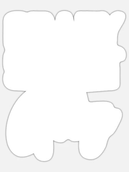 Süßer Tee Liebhaber Geschenke - Sticker Größe S (10 x 10 cm) - Mattweiß