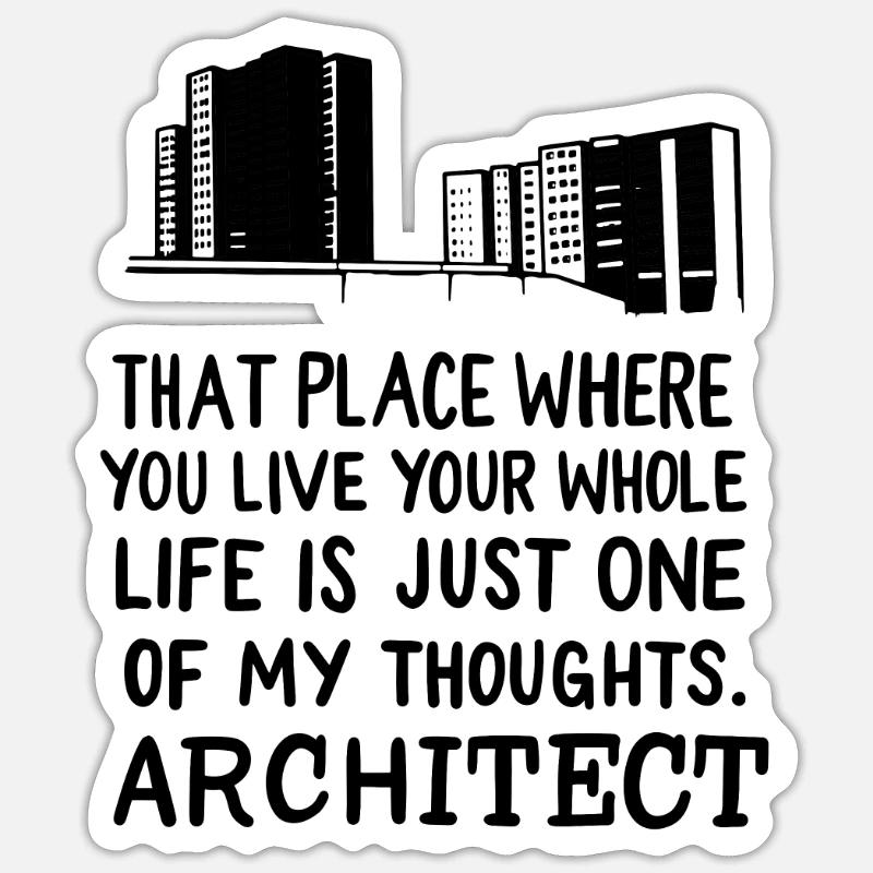 Architect Definition Sticker size S (10 x 10 cm)