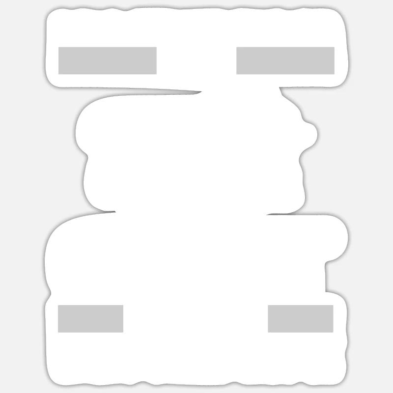 Krav Maga Chat - Sticker taille S (10 x 10 cm) - blanc mat