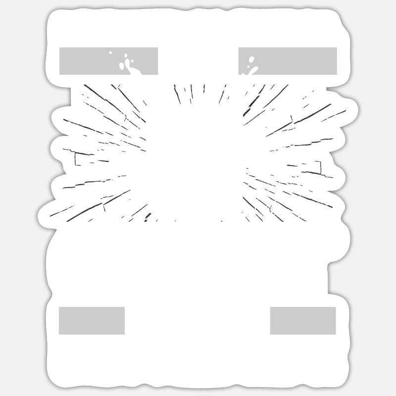 Drinking alcohol drinking cat - Sticker size S (10 x 10 cm) - white matte