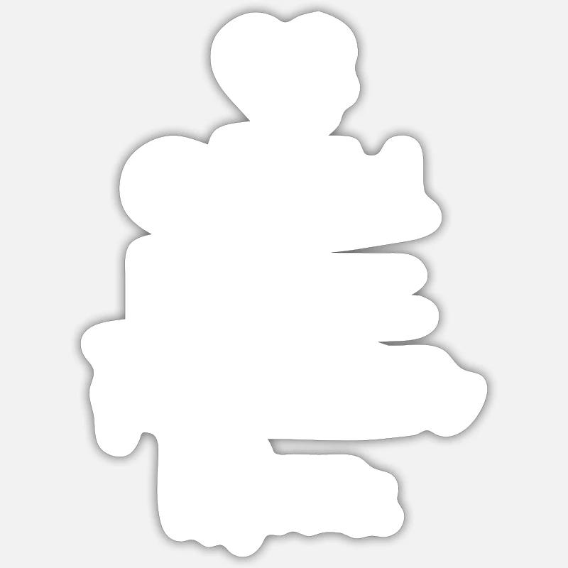 Fox terrier - Sticker size S (10 x 10 cm) - white matte