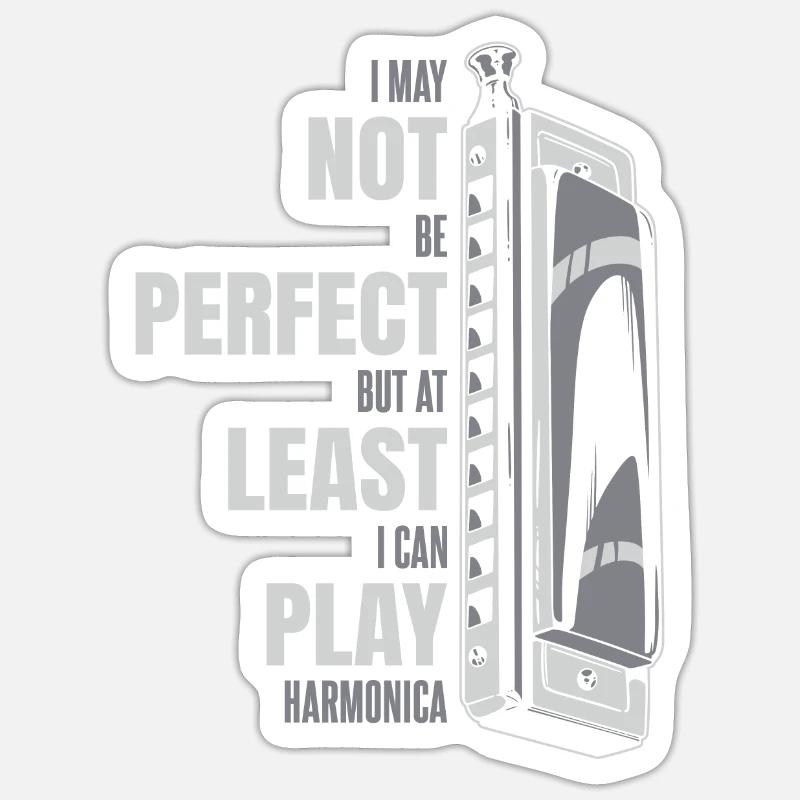 Harmonica Harmonica Instrument Music Sticker size S (10 x 10 cm)