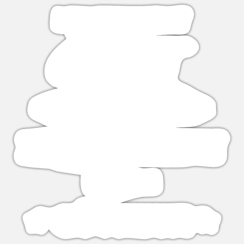 Ehemann Geschenk Spruch - Sticker Größe S (10 x 10 cm) - Mattweiß
