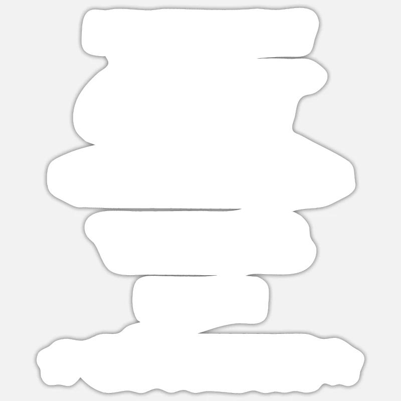 Vater Geschenk Spruch - Sticker Größe S (10 x 10 cm) - Mattweiß