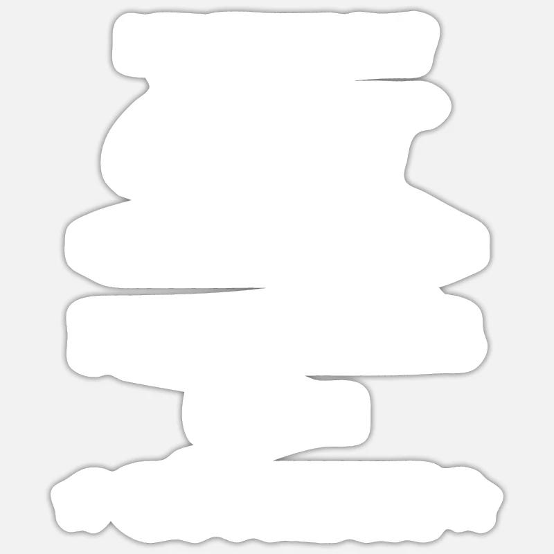 Krankenpfleger Geschenk Spruch - Sticker Größe S (10 x 10 cm) - Mattweiß