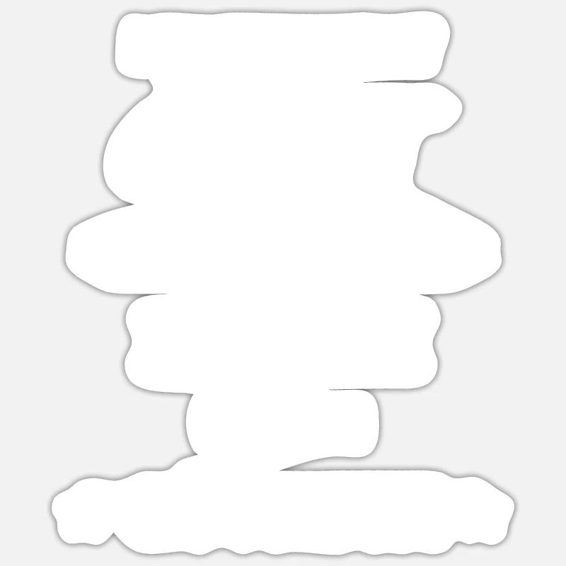 Koch Geschenk Spruch - Sticker Größe S (10 x 10 cm) - Mattweiß