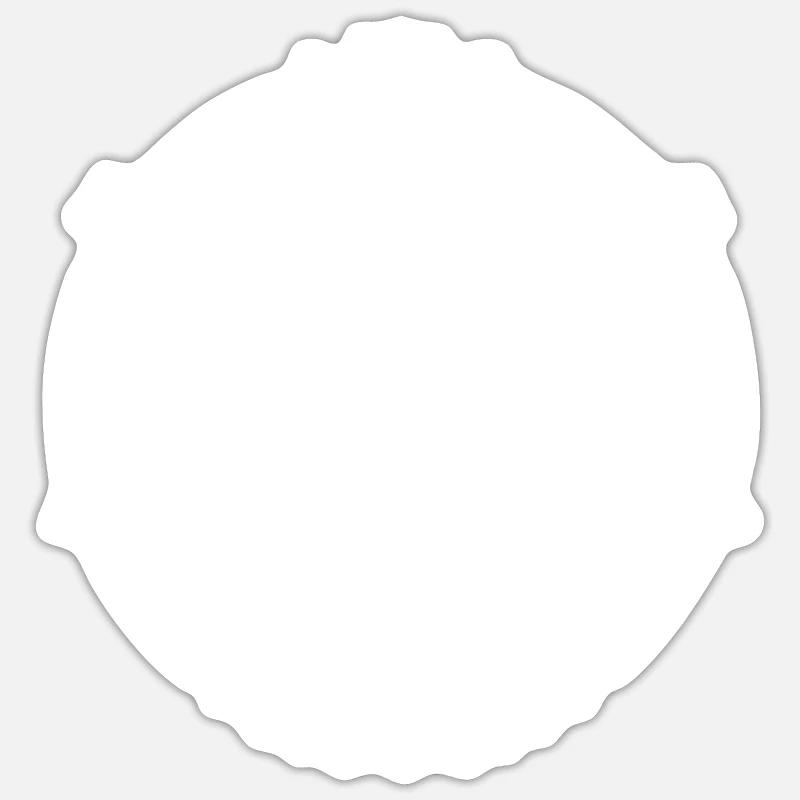 Sternzeichen Widder - Sticker Größe S (10 x 10 cm) - Mattweiß