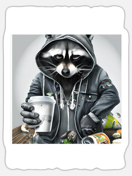 Nett Kann Ich Auch Bringt Aber Nix - Sticker Größe S (10 x 10 cm) - Mattweiß