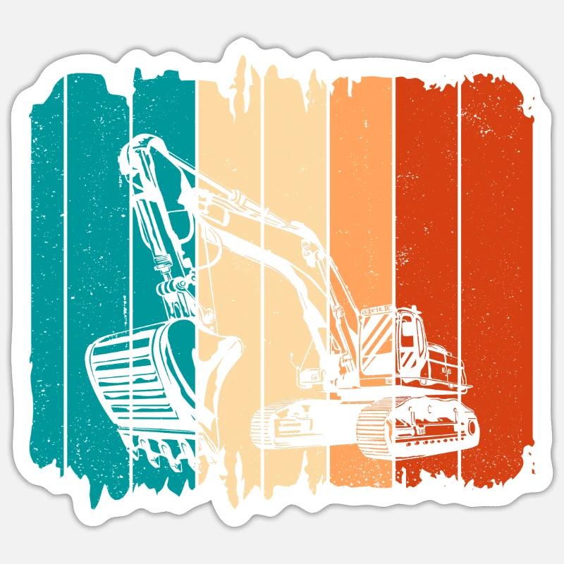 Bagger Sticker Größe S (10 x 10 cm)