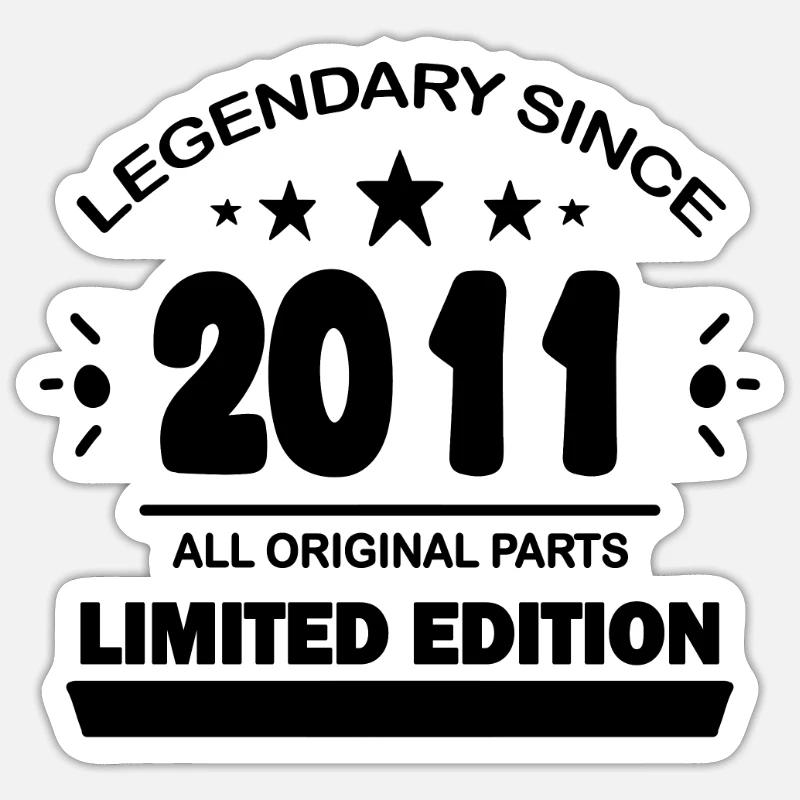 2011 Sticker size S (10 x 10 cm)