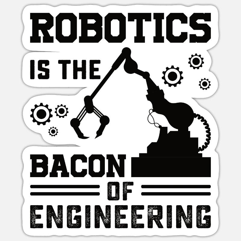 Robot Programmer Automation Technician Sticker size S (10 x 10 cm)