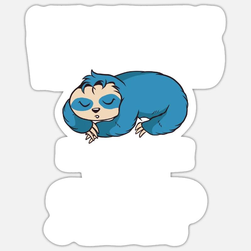Sloth Lover Sloth Gift Sticker size S (10 x 10 cm)